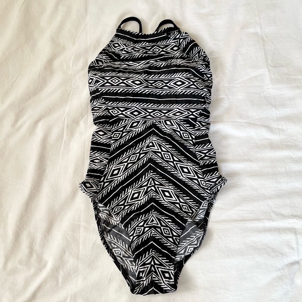 DIVA by Rachel Pappo One Piece halter Swimsuit Size 6